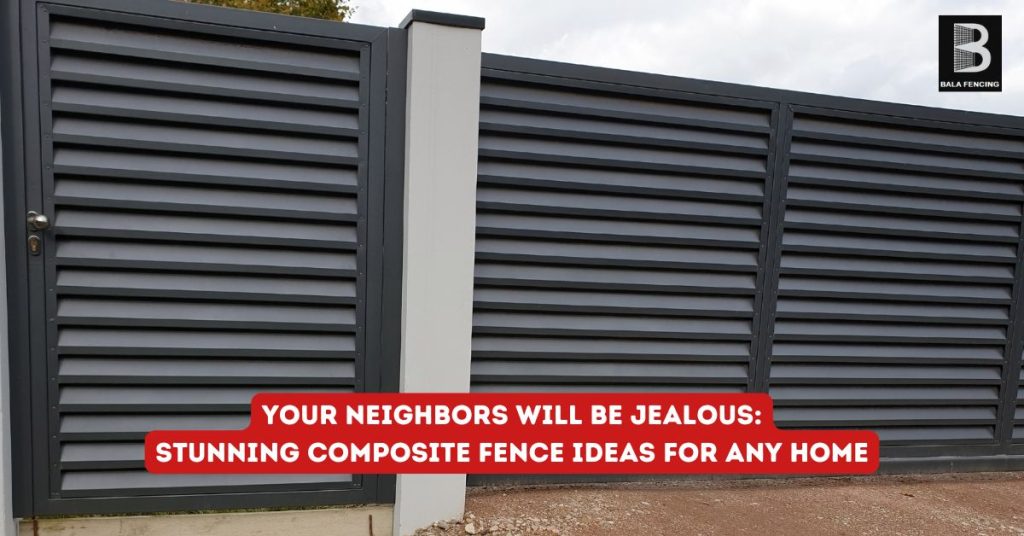 composite fencing ideas